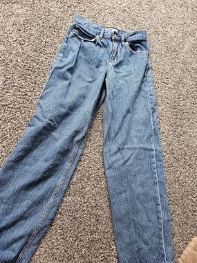 Garage Men Straight-Leg Light Blue Jeans